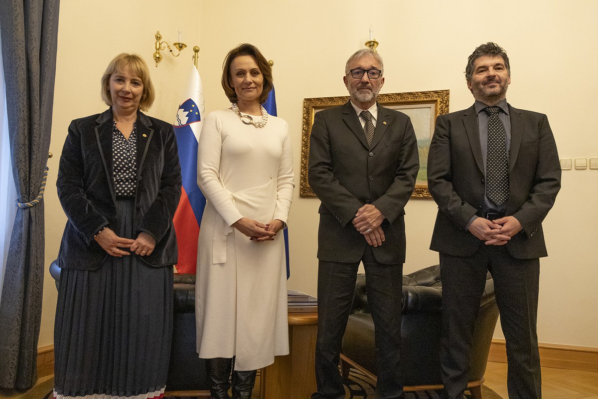 Marjeta Švab Širok, dr. Katarino Bergant, dr. Miodrag Đorđević in Boštjan Jeglič